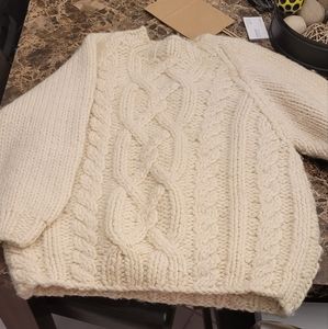 Hand knitted sweater